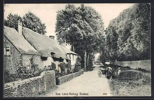 AK Goring /Sussex, Sea Lane