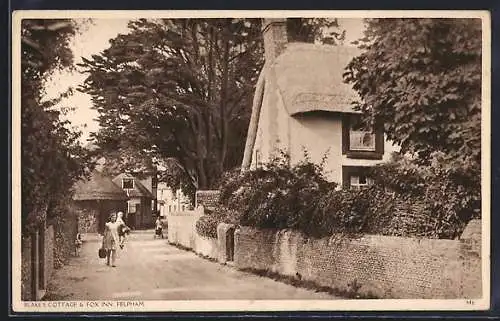 AK Felpham, Blake`s Cottage & Fox Inn