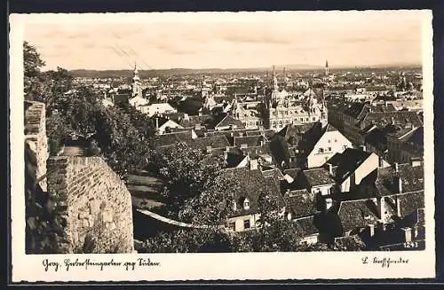 AK Graz, Blick auf die Stadt