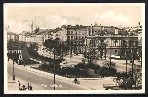 AK Wien, Blick zum Karlsplatz