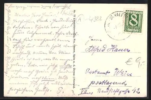 AK Sarmingstein /O. Oe., Partie am Wasser