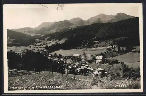 AK Fieberbrunn, Ortsansicht mit Wildseeloder