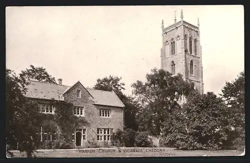 AK Cheddar, Parish Church & Vicarage