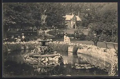 AK Weston-super-Mare, Fountain, Grove Park
