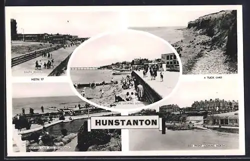 AK Hunstanton, South Beach, Boating Lake and Promenade