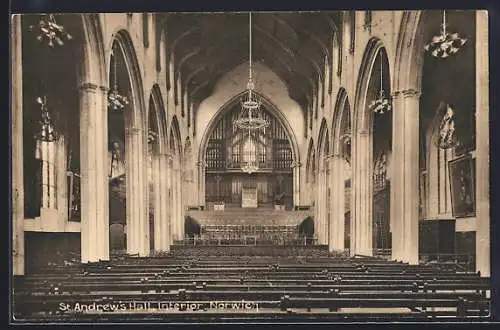 AK Norwich, St. Andrew`s Hall, Interior