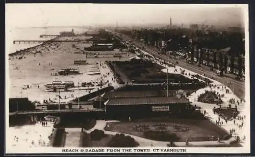 AK Gt. Yarmouth, Beach and Parade from the Tower