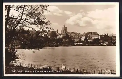 AK Diss, The Mere and Church from Park