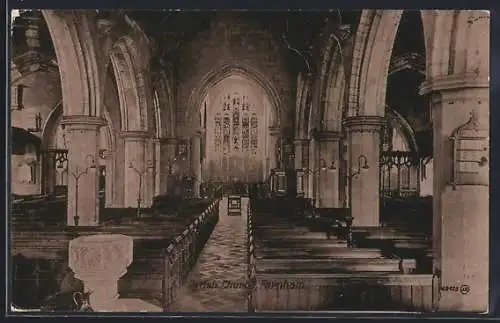 AK Farnham, Interior of Parish Church