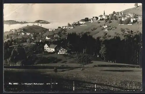AK Rehetobel, Ortspartie mit Wolkenmeer