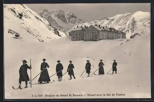 AK Grand St. Bernard, Hospice, Depart pour le Col de Fenetre