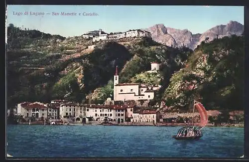 AK San Mamette /Lago di Lugano, Castello