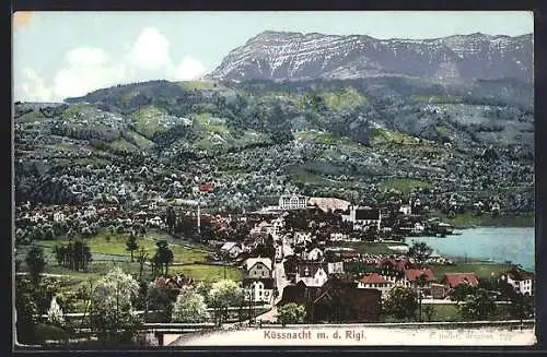 AK Küssnacht am Rigi, Gesamtansicht des Ortes