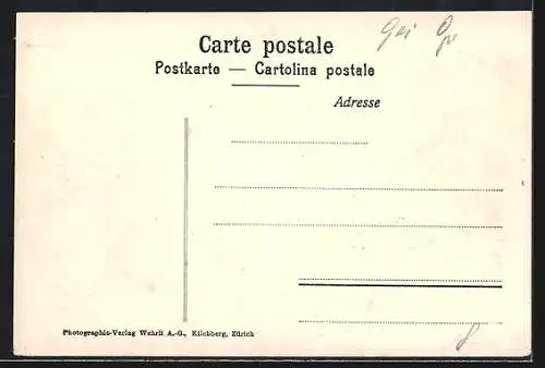 AK Engelberg, Ortsansicht mit Titlis und Spannörter