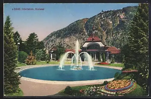 AK Interlaken, Blick zum Kursaal