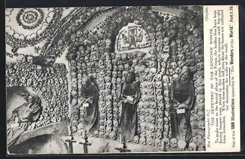 AK The Cemetery of the Capuchin Monks, Burial place of the Friars