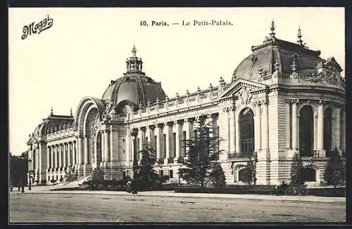 AK Paris, Le Petit-Palais, Reklame von Maggi