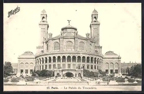 AK Paris, Le Palais du Trocadéro, Reklame von Maggi