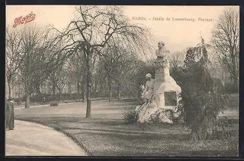 AK Paris, Jardin du Luxembourg, Paysage, Reklame von Maggi