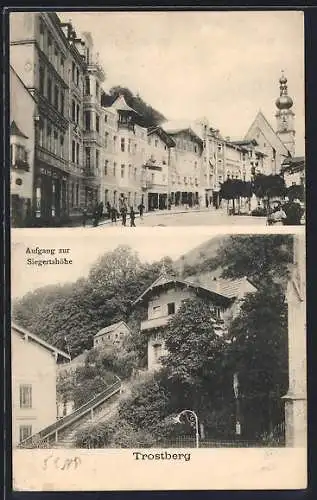 AK Trostberg, Aufgang zur Siegertshöhe