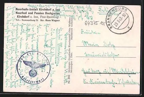 AK Kirchdorf a. Inn, Moorbad und Hotel-Pension Hochgarten