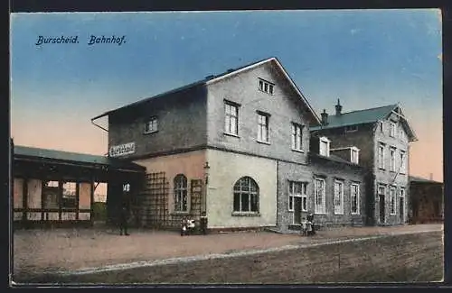 AK Burscheid / Leverkusen, Totale des Bahnhof