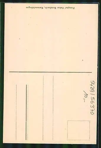 AK Oberfischbach / Katzenelnbogen, Hotel-Pension H. Flach, Eigene Jagd