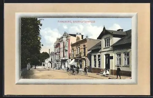 AK Pinneberg, Passanten in der Bahnhofstrasse