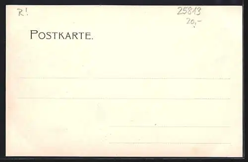 AK Husum / Nordsee, 33-jähriges Stadtjubiläum und Heimatsfest 1903, Umzugswagen Jagd und Fischerei
