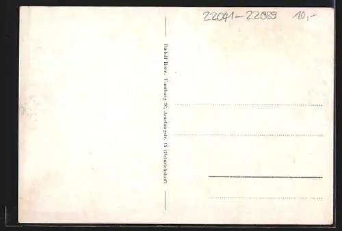 AK Hamburg-Poppenbüttel, Ellerbrock`s Gasthof, Bes. Reimer