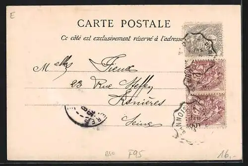 AK Argenteuil, Rue de la République à la colonie