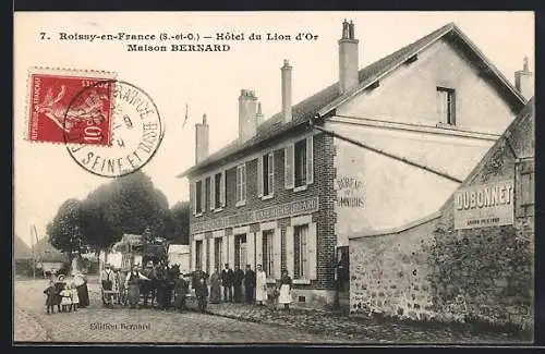 AK Roissy-en-France, Hotel du Lion d`Or, Maison Bernard
