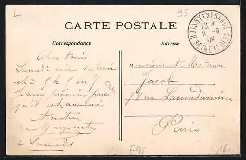 AK Roissy-en-France, Hotel du Lion d`Or, Maison Bernard