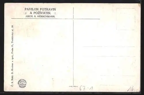 AK Prag, Jubilejni vystavy 1908, Ausstellungs-Gelände