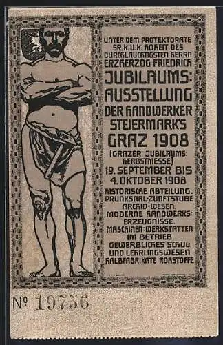 AK Graz, Jubiläums-Ausstellung der Handwerker Steiermarks 1908