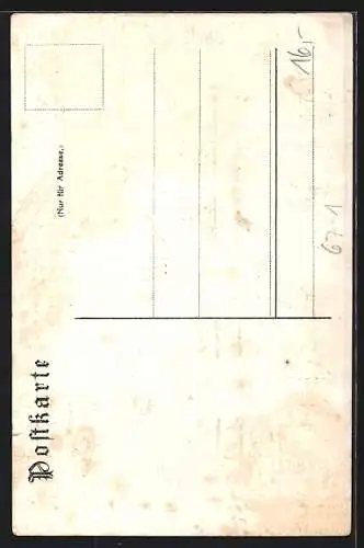 AK Nürnberg, Der grosse Schwan-Bleistift auf der Landesausstellung 1906
