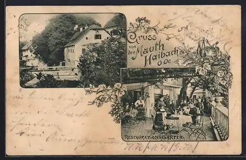 AK Haibach, Restaurant zur Mauth mit Garten