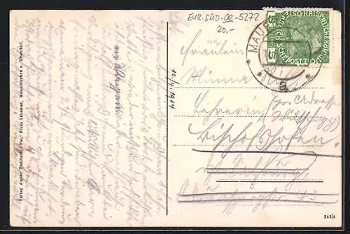 AK Treubach /O.-Oest., Aigner`s Handlung, Ortsansicht