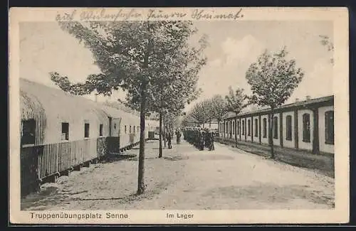 AK Senne, Lager vom Truppenübungsplatz