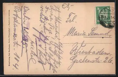 AK Berlin, Restaurant Konzert-Haus Clou, Mauerstr. 82