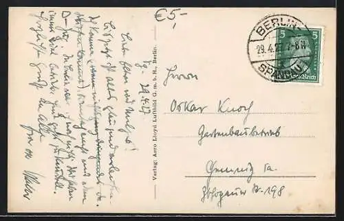 AK Berlin-Spandau, Ev. Johannesstift aus der Vogelschau