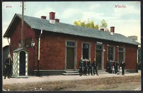 AK Darmstadt, Truppenübungsplatz, Wachstube