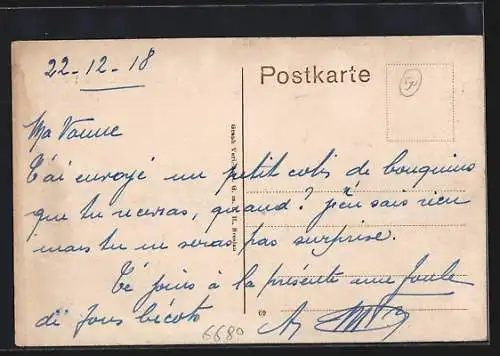 AK Neunkirchen /Saar, Partie am Denkmal von Kaiser Wilhelm I.