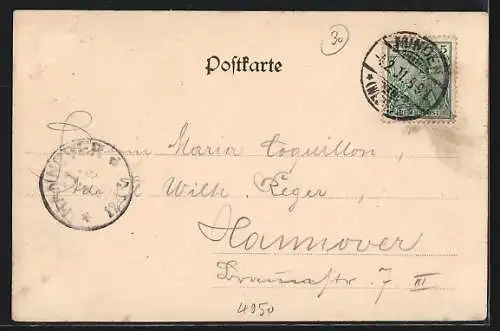 AK Minden i. W., Blick auf die Ortschaft