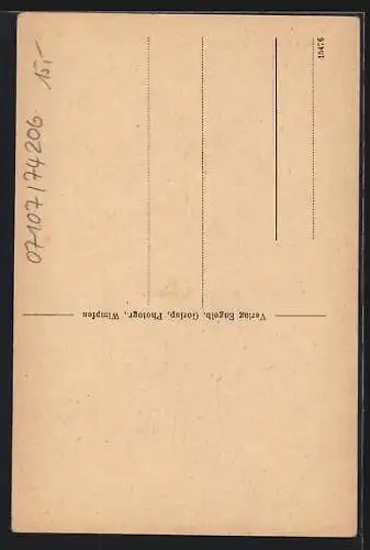 AK Wimpfen a. Berg, Partie in der Hauptstrasse, Totalansicht