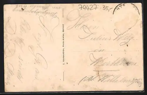 AK Erlenhof, Gasthaus zum Adler v. L. Schilpp, Ortspartie, Ortsansicht