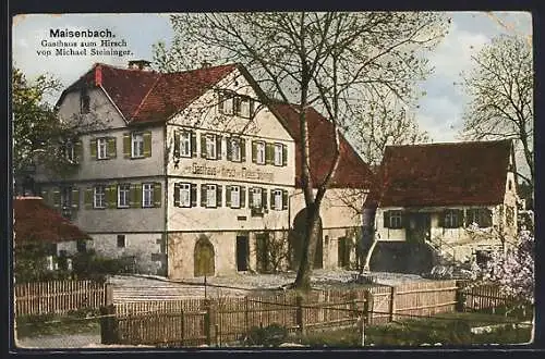 AK Maisenbach / Calw, Gasthaus zum Hirsch