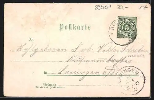 Lithographie Taxis, Schloss Taxis mit Anlagen, Prinzenbau, Pavillon am Wasser