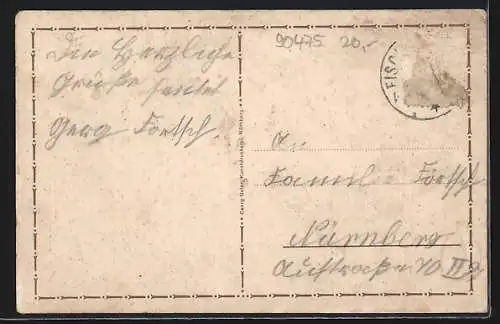 AK Brunn / Fischbach, Gasthaus zur Erholung, Bes. Leonhard Linhard, Totalansicht