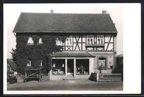 Foto-AK Dorlar / Lahnau, Bäckerei von Otto Schweich